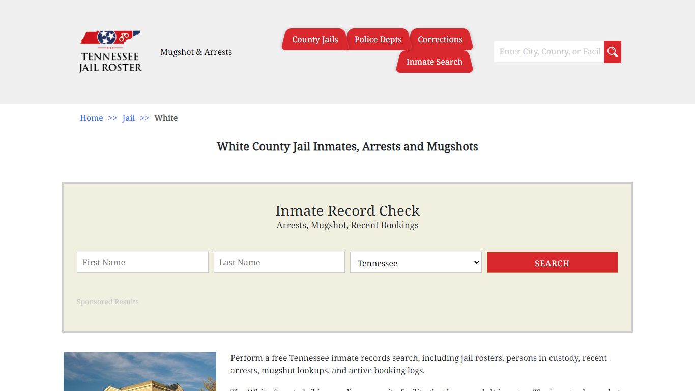 White County Jail Inmates, Arrests and Mugshots - Jail Roster Search